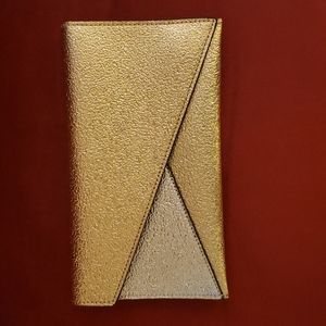Estee Lauder Cosmetics Makeup Travel Bag (Gold Party Shimmer Clutch)